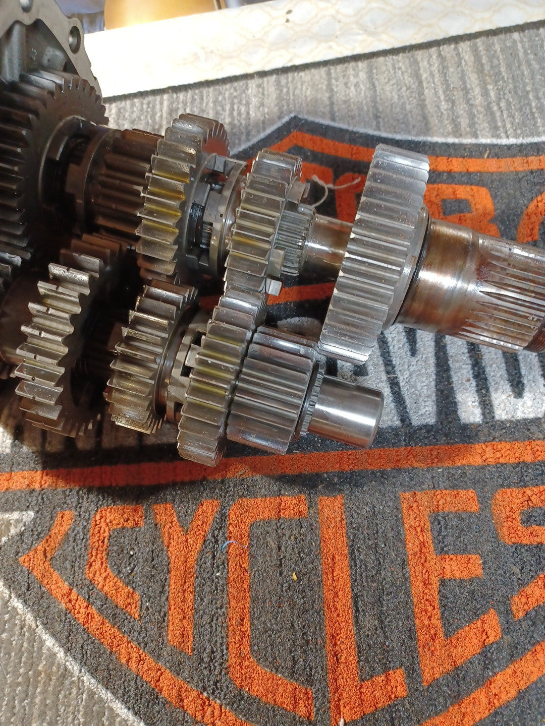 Vintage OEM Harley-Davidson Big Twin Transmission Gears And Parts 5 speed
