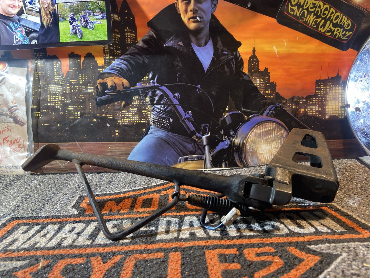 2006 BUELL BLAST 500 OEM KICK STAND W/ SWITCH