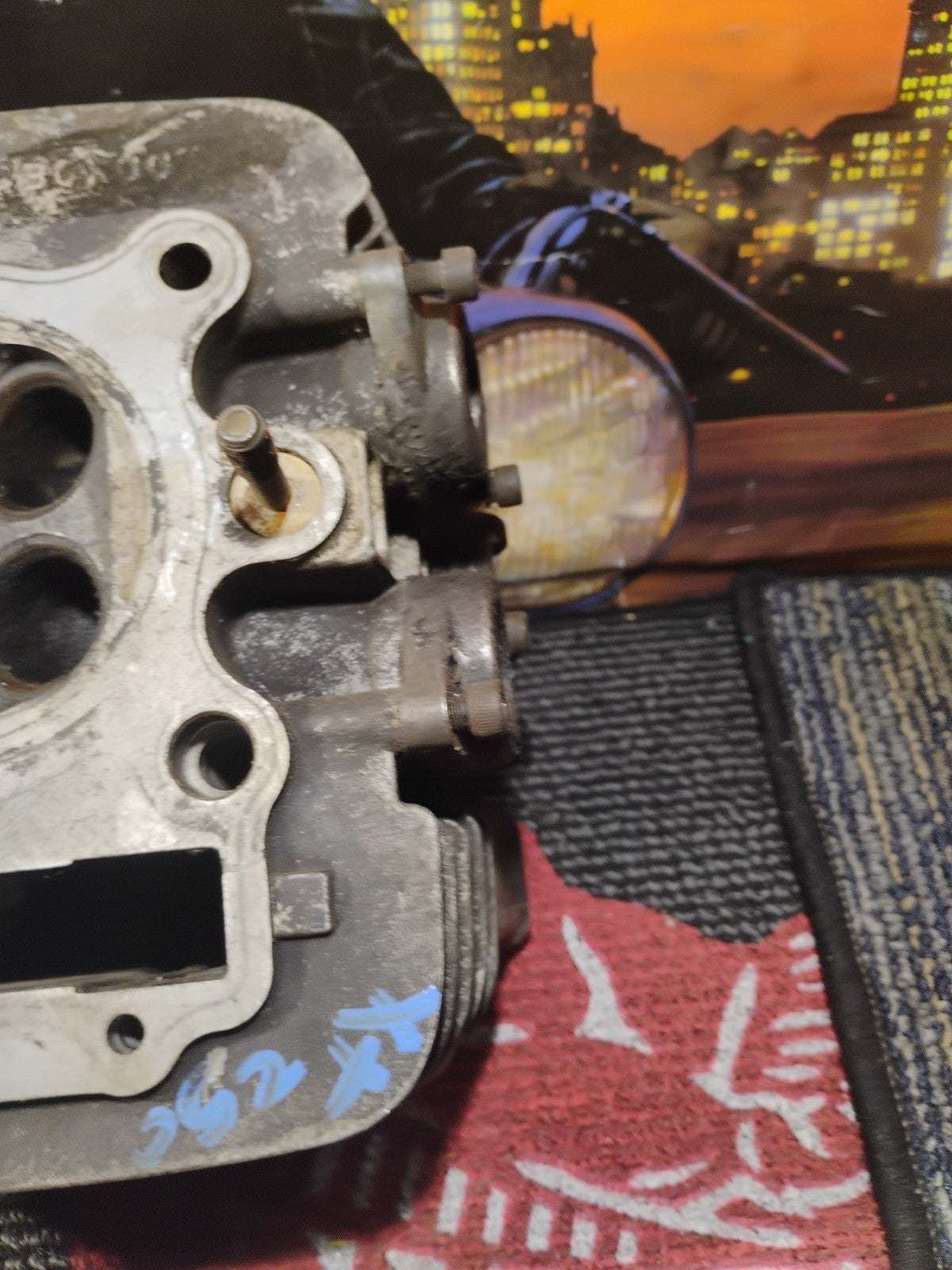 OEM 1984 YAMAHA XT250L CYLINDER HEAD