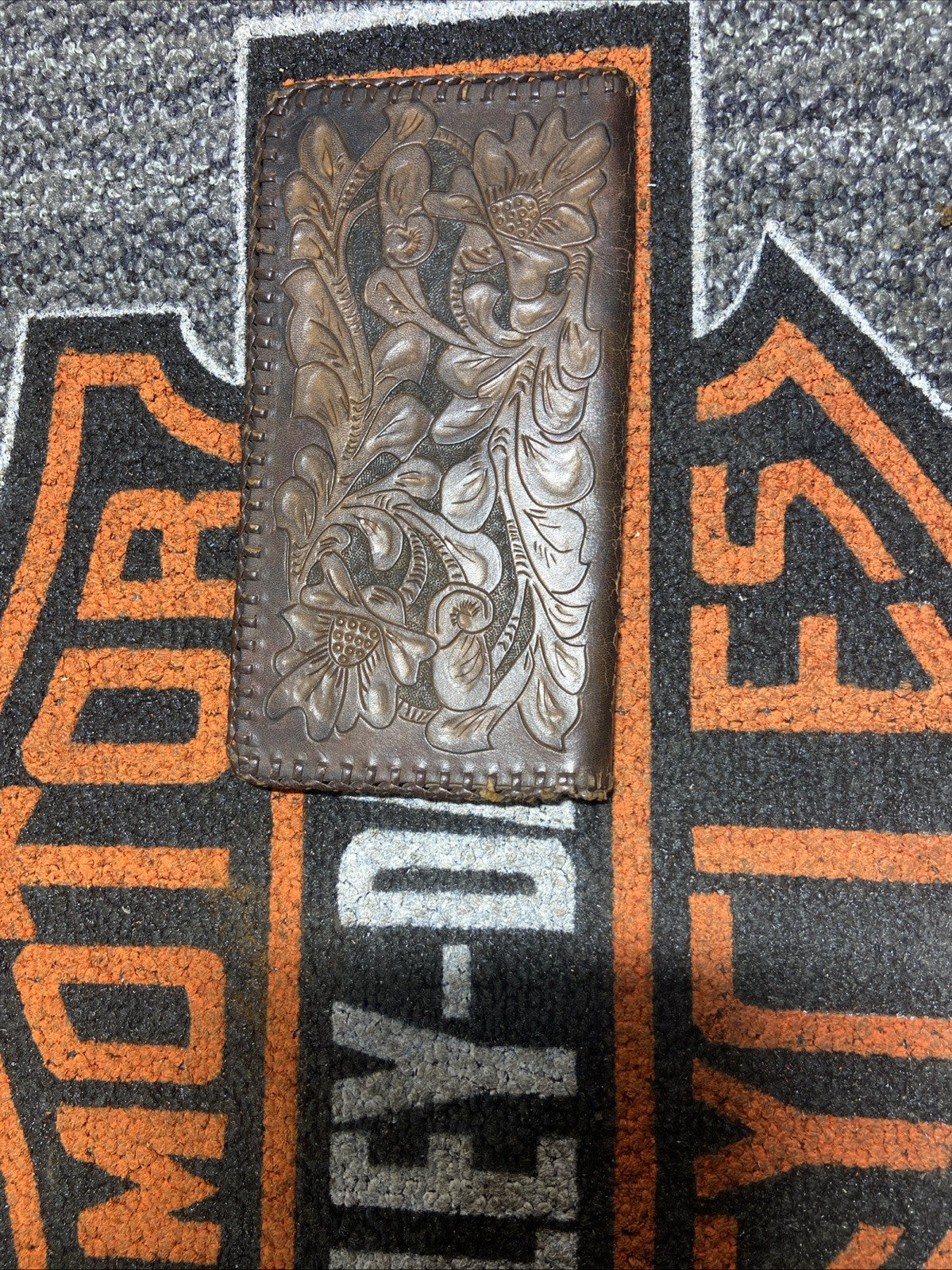 Vintage Custom Personalized Leather Wallet “Bob”