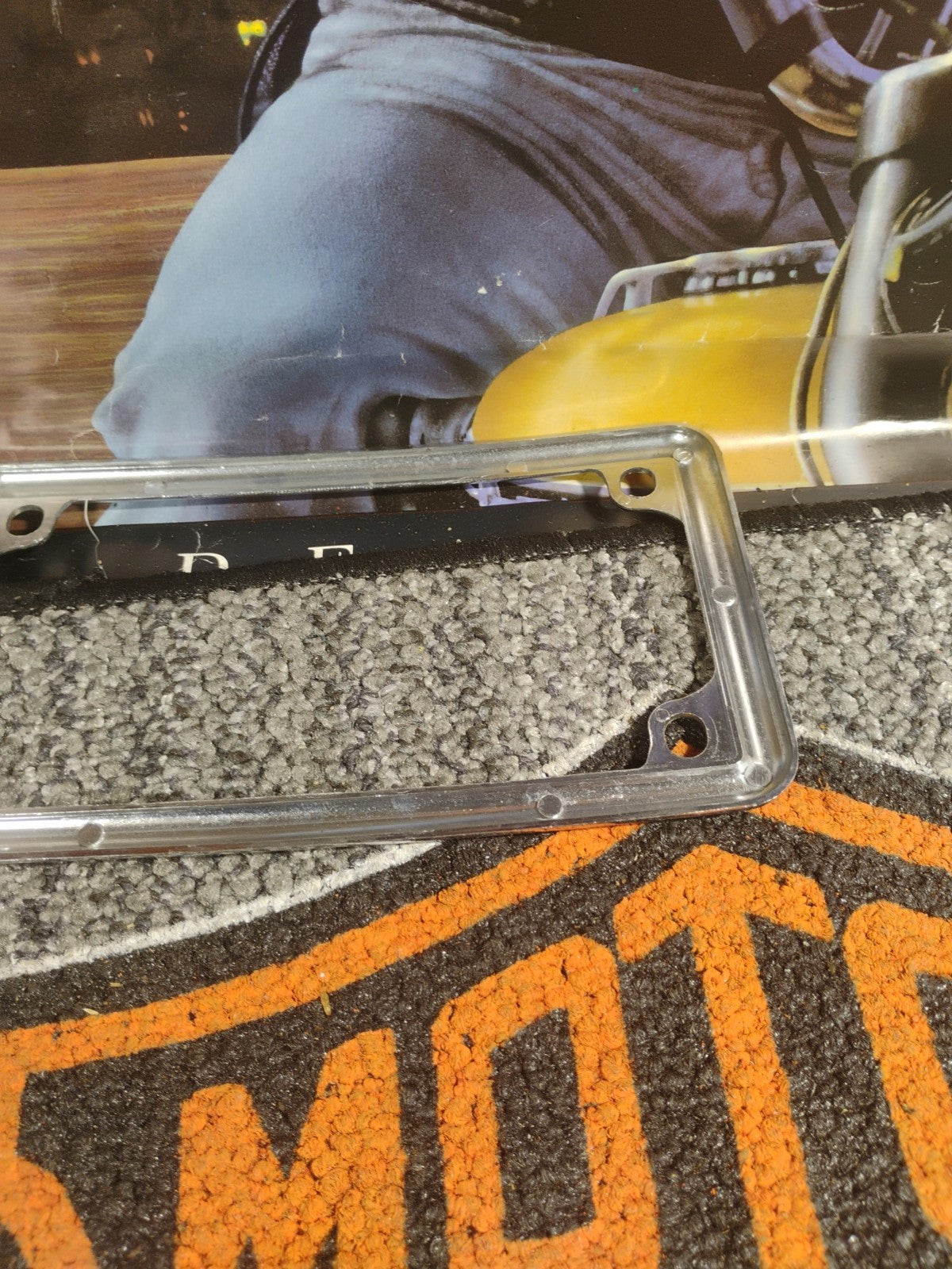 J&P Cycles 4" x 7" License Plate Frame P/N 3400080