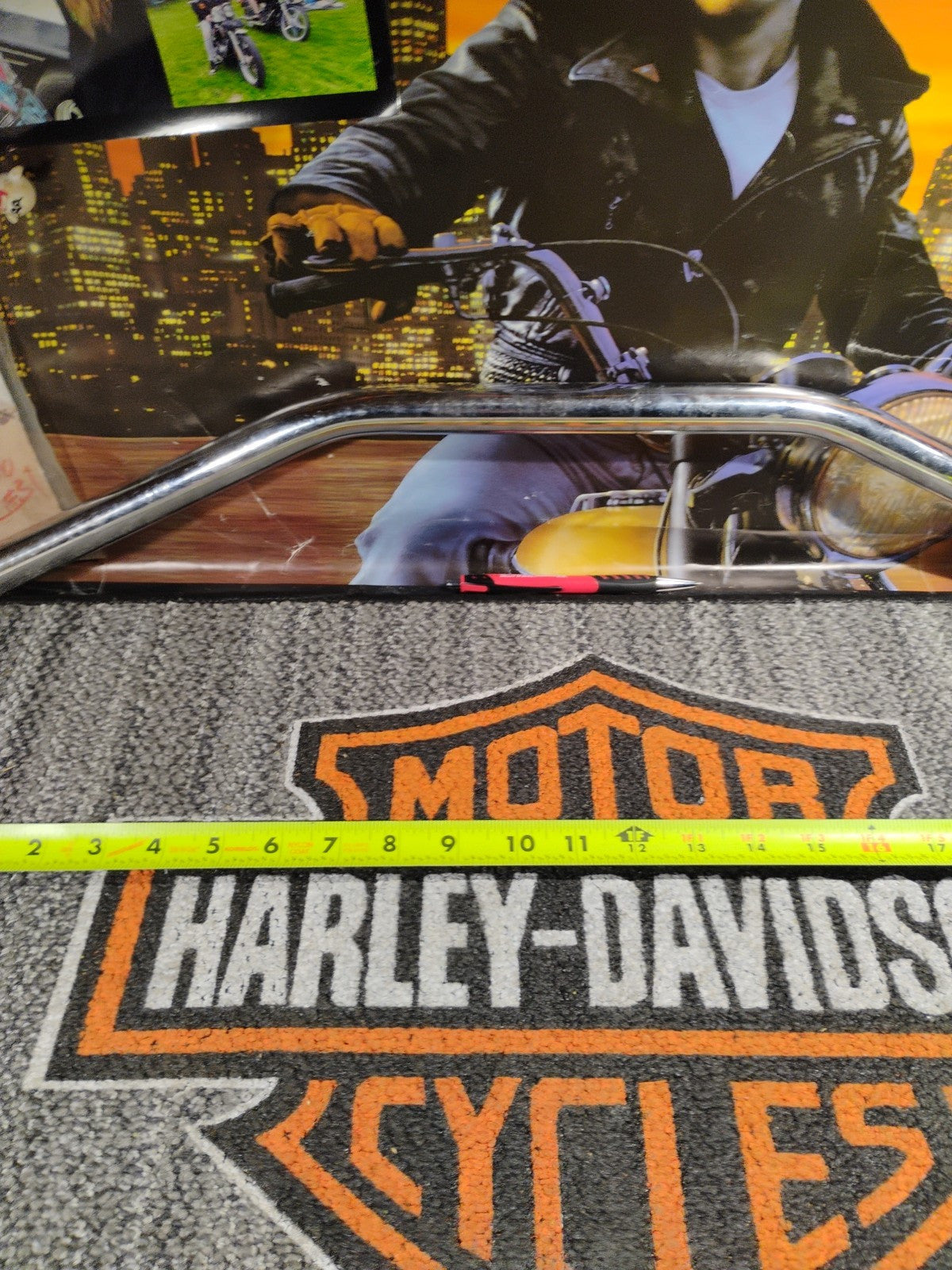 1 In Harley Beach Bars With A Slight Pull Back
