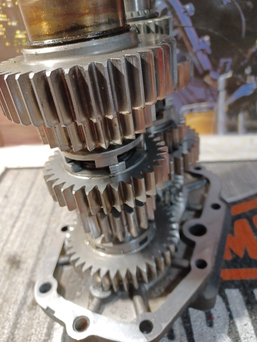 Vintage OEM Harley-Davidson Big Twin Transmission Gears And Parts 5 speed