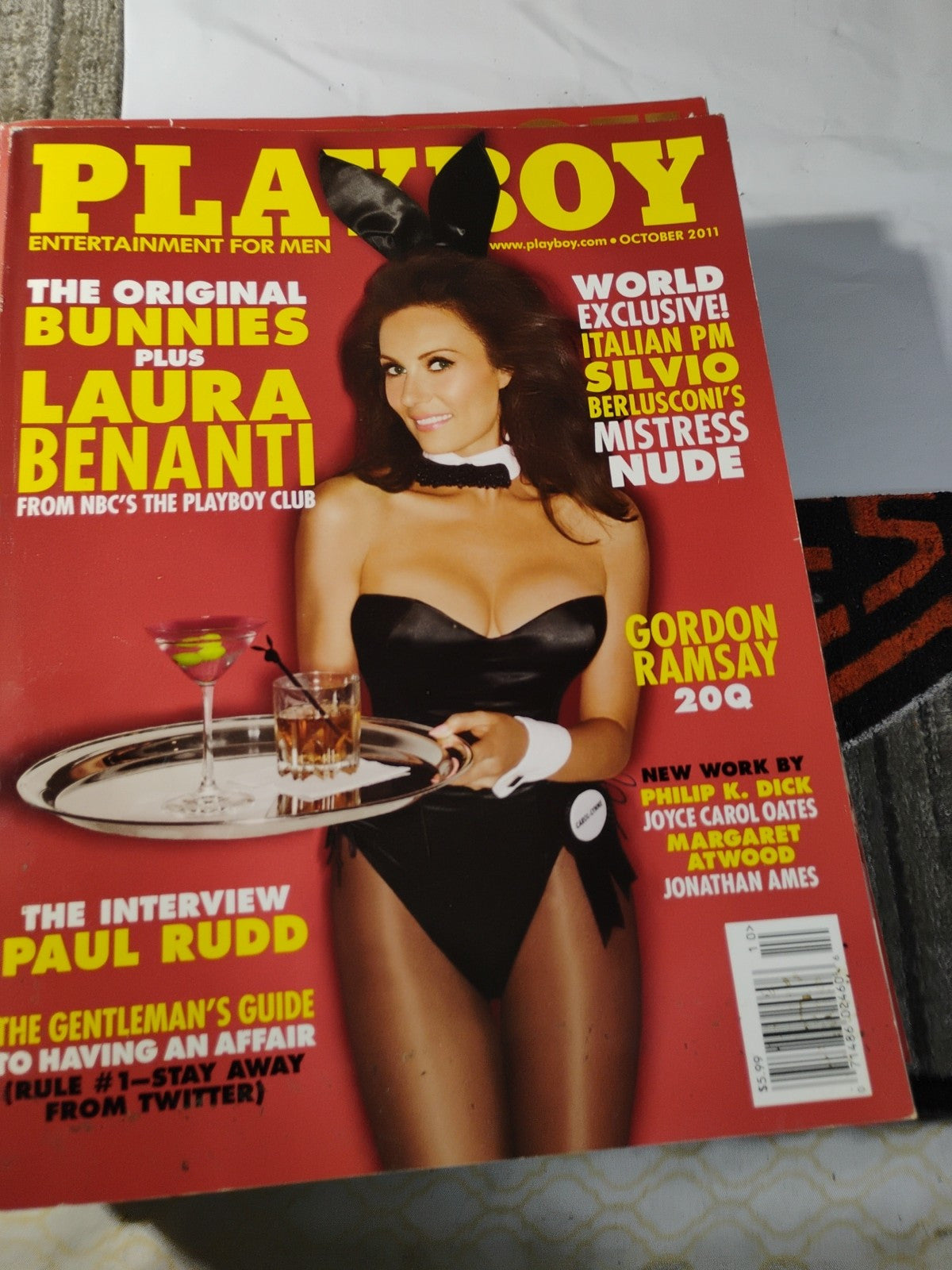Playboy Magazine October 2010 - Laura Benananti Cover, 10th Anniversary Edition