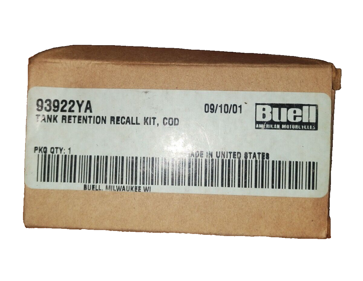 Buell Motorcycle gas Tank Retention Recall Kit