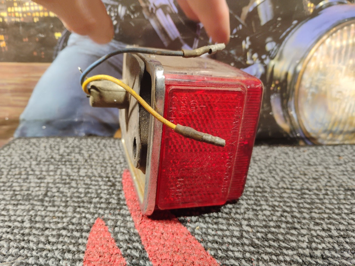 Vintage Japan Motorcycle Tail Light Stanley 040-5630