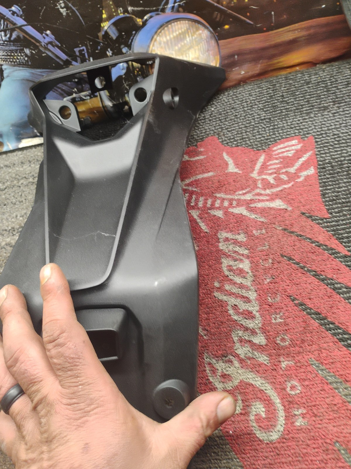 GENUINE OEM REAR LONG FENDER MUD SPLASH GUARD FOR YAMAHA XMAX X-MAX 300 17-2023