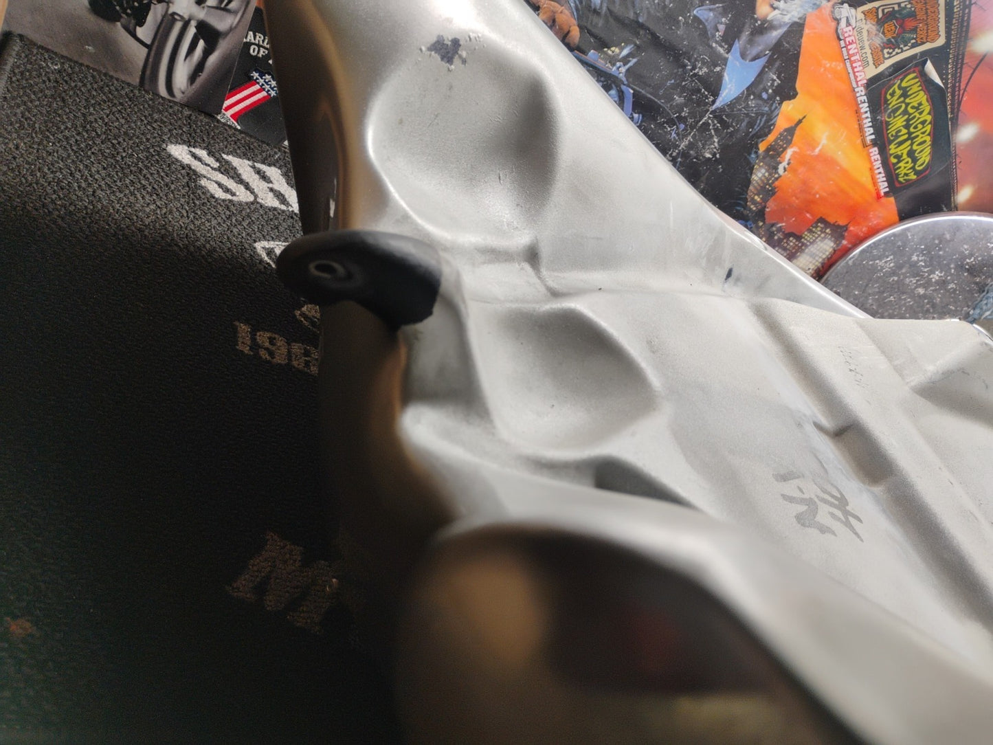 2002 Buell M2 Cyclone Silver Manta Ray Gas Fuel Tank OEM