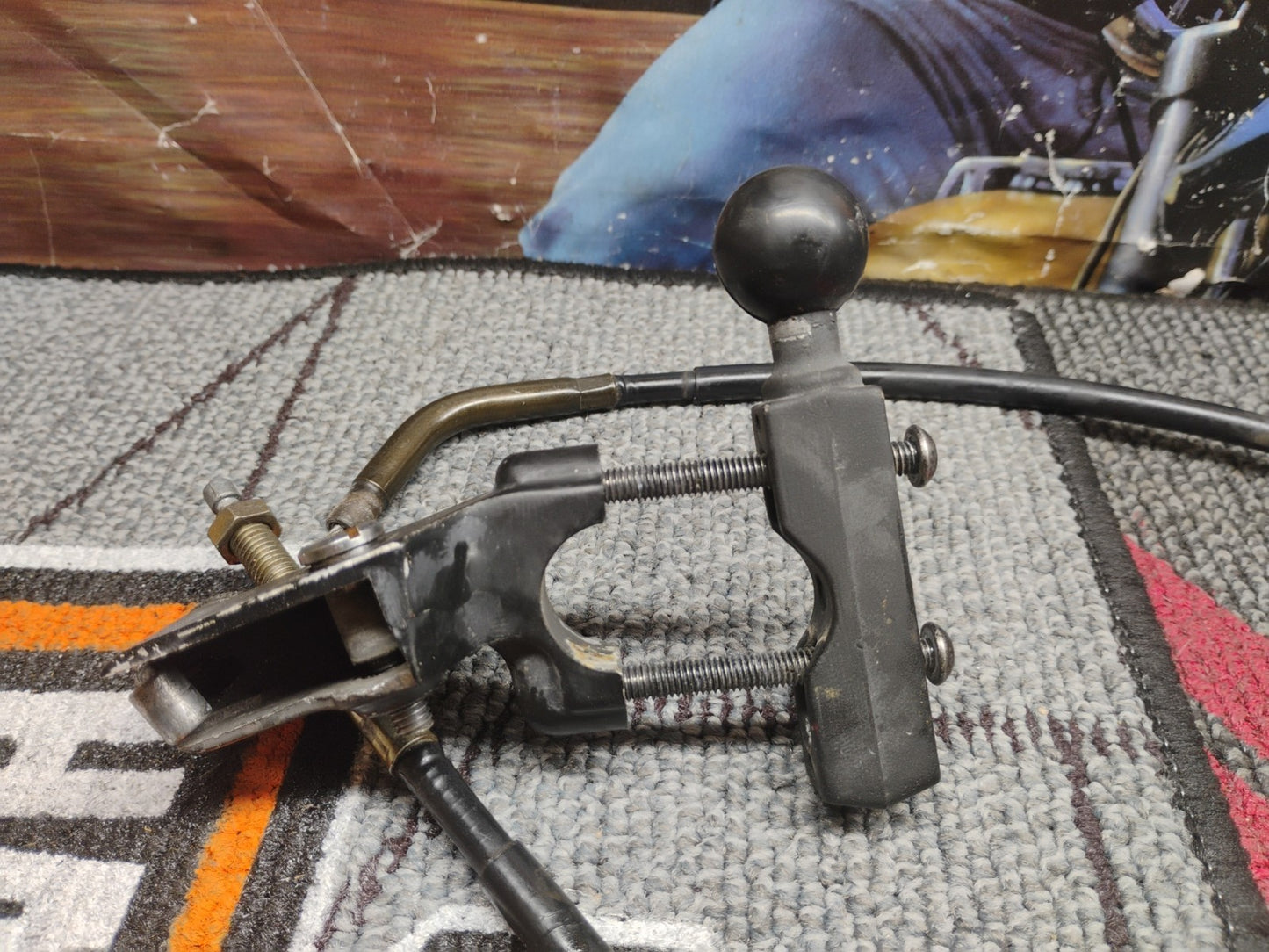 1991 91-94 Honda CBR600 F2 Clutch Perch Cable Line 