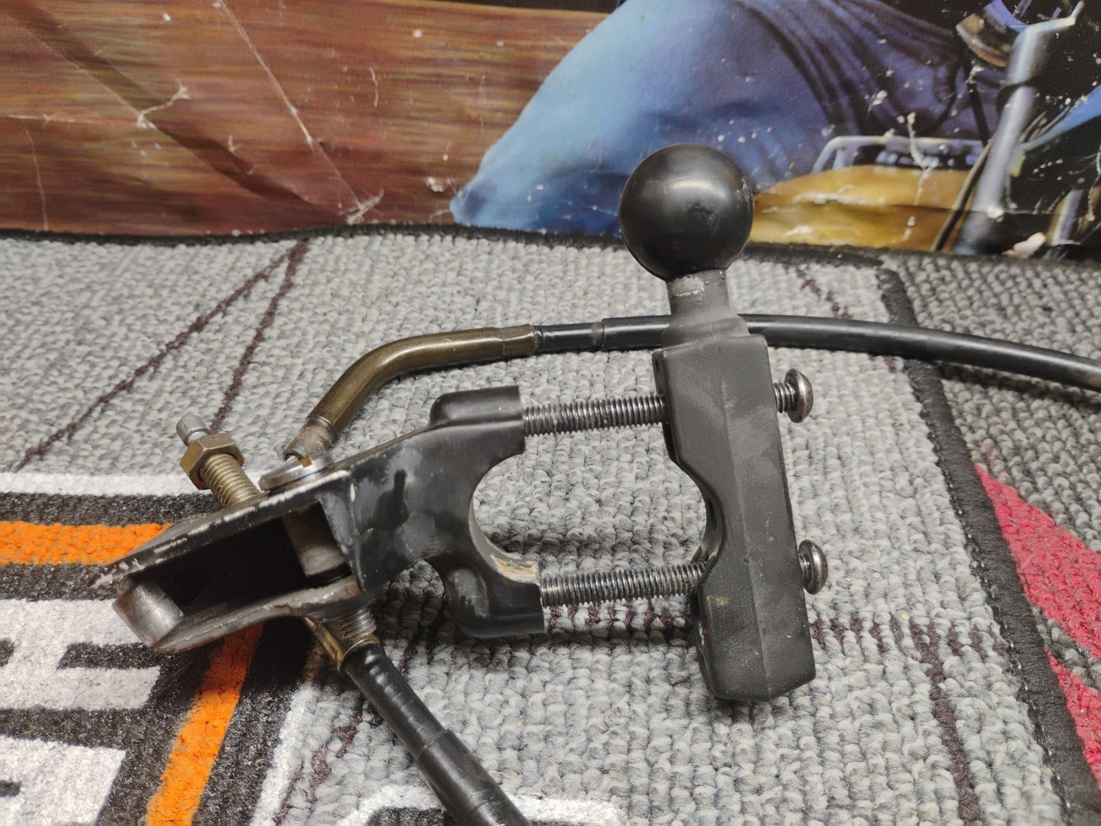 1991 91-94 Honda CBR600 F2 Clutch Perch Cable Line 