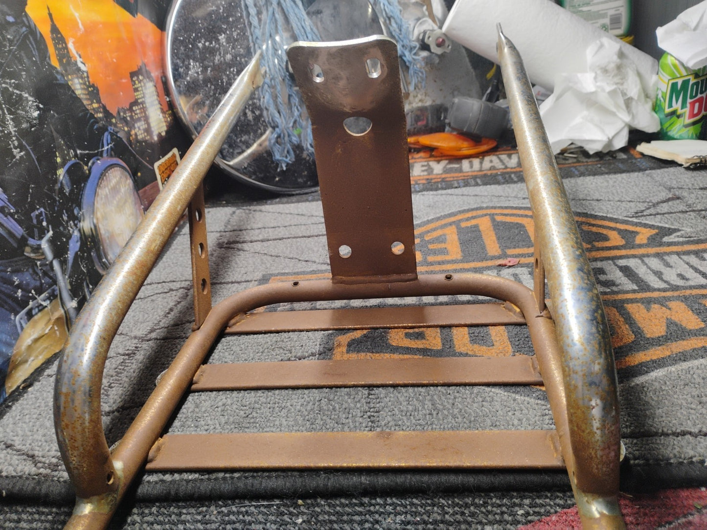 Vintage 1960's Honda Motorcycle CA CL CB Chrome Luggage Rack