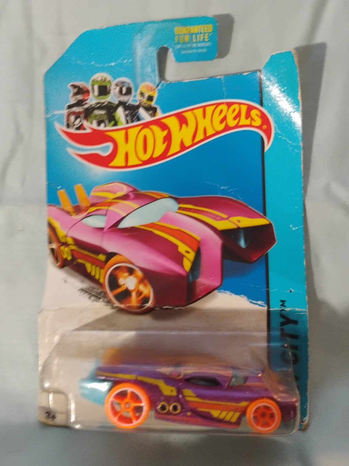 2014 Hot Wheels PROTOTYPE H-24 #59 US Team∞Purple/Blue w/orange∞Future∞Case A/B