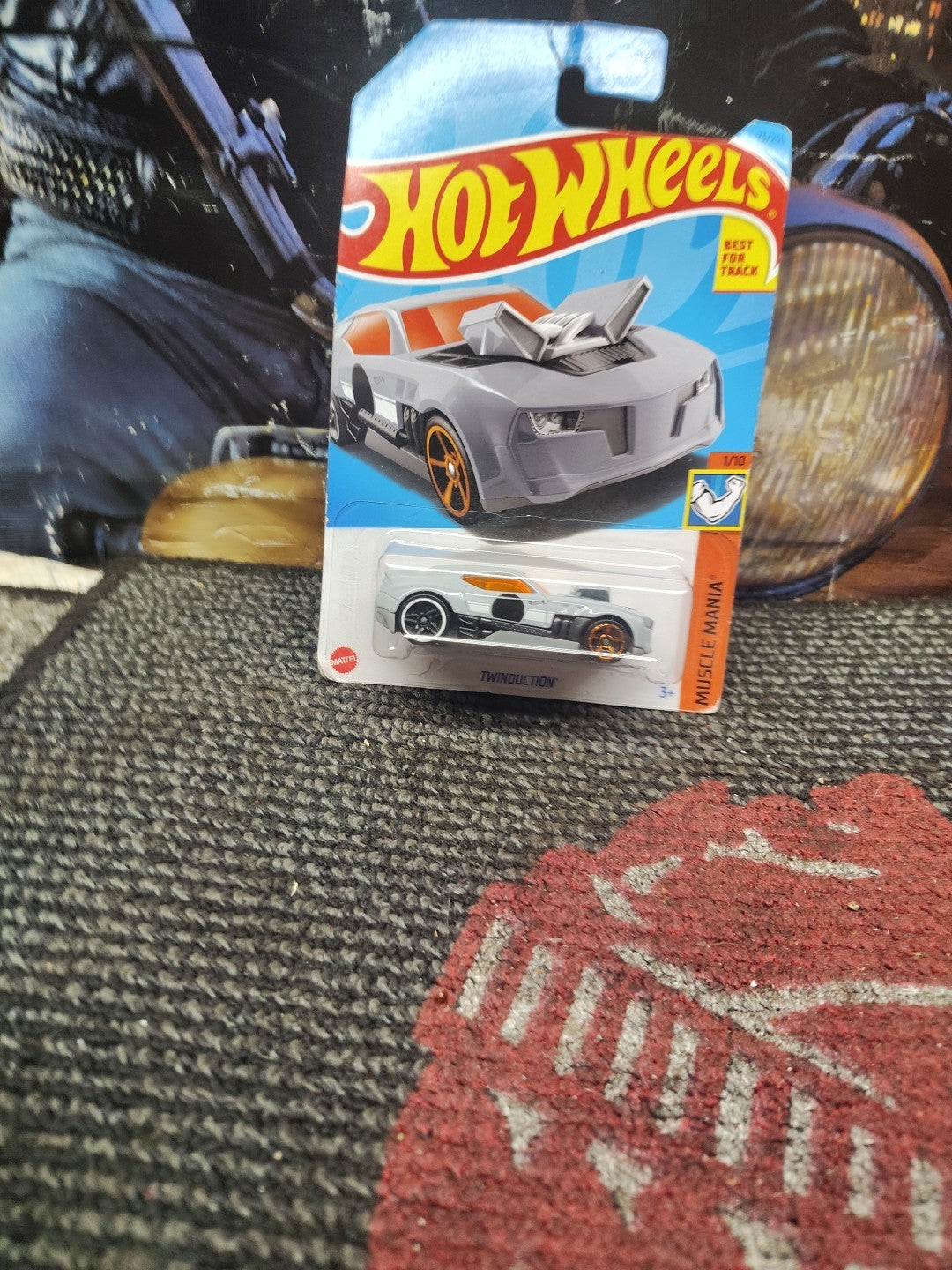 HOT WHEELS 2023 MUSCLE MANIA 1/10 - TWINDUCTION GRAY