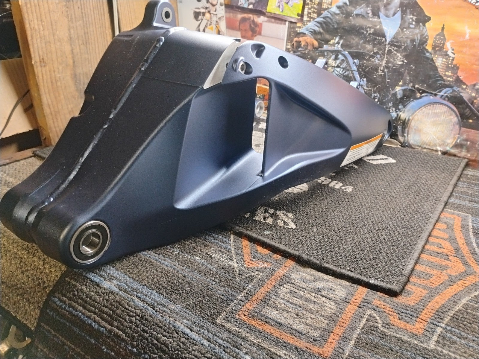 OEM Buell Swingarm Cover Metallic Blue K0003.1ATYCX