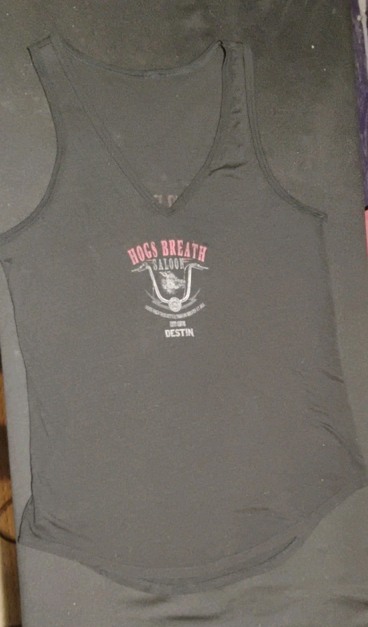 Hogs Breath Saloon Destin Women's Tank Top S/M Biker 