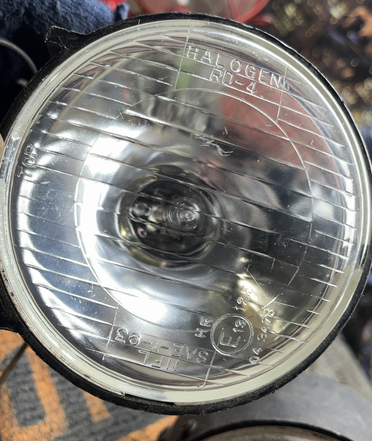 Emgo universal motorcycle headlight assembly 4in