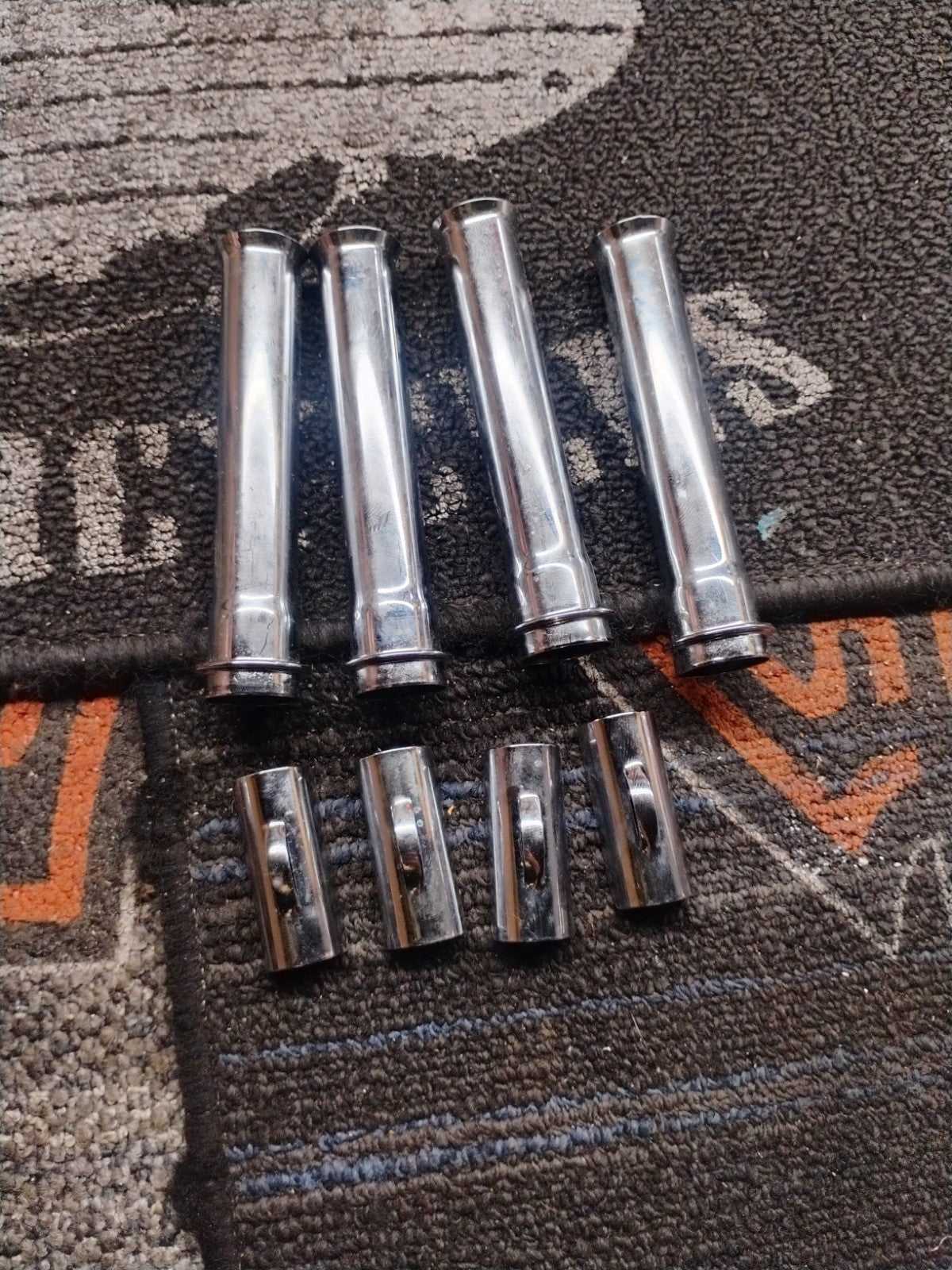 OEM Harley-Davidson Chrome Pushrod Cover Tube Set EVO Twin Cam Sportster