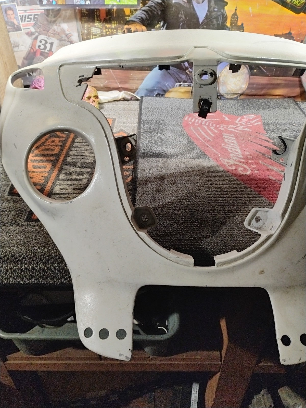 17 Indian Roadmaster Chief Upper Front Headlight Fairing Cover 