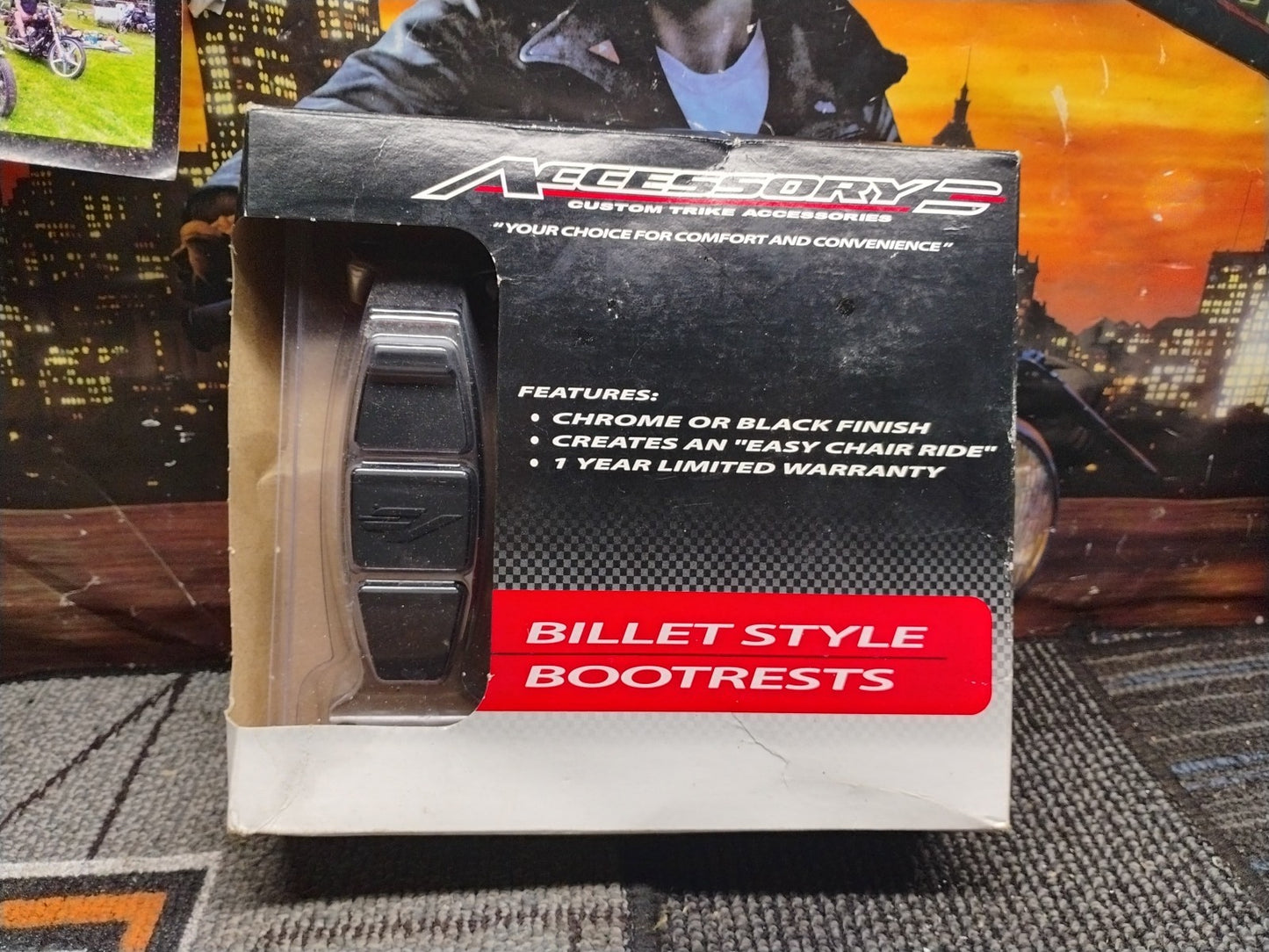 Accessory3 Custom Trike Billet Style Bootrest Harley-Davidson 