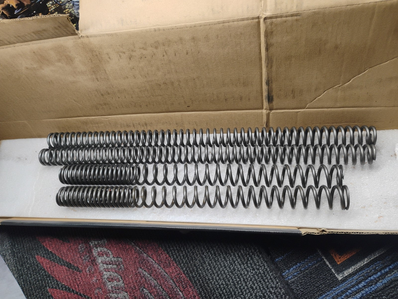Lot Of Stock Front Fork Springs Take Offs Motorcycle