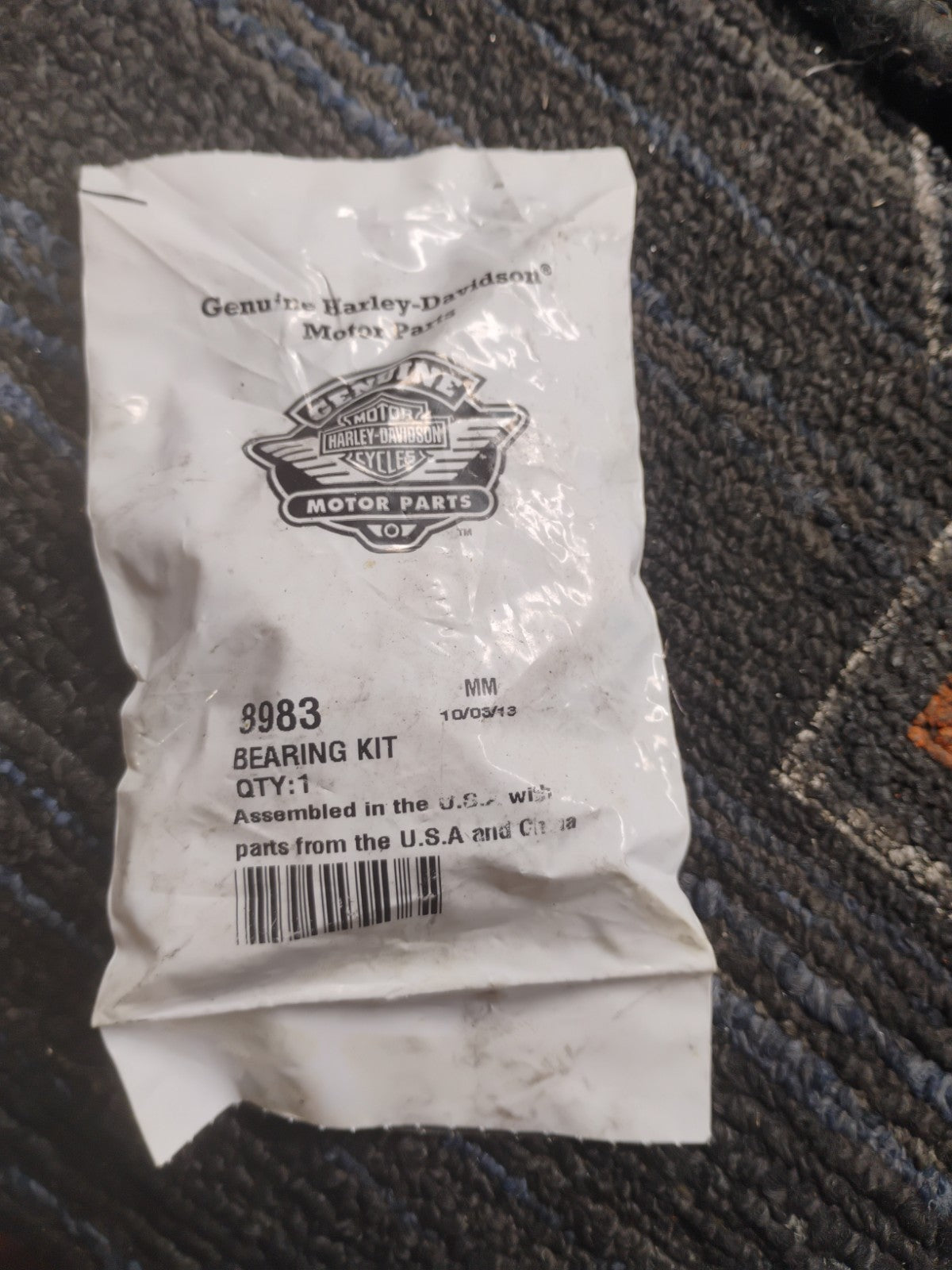 NOS OEM Harley-Davidson Bearing Kit 8983 Made In USA