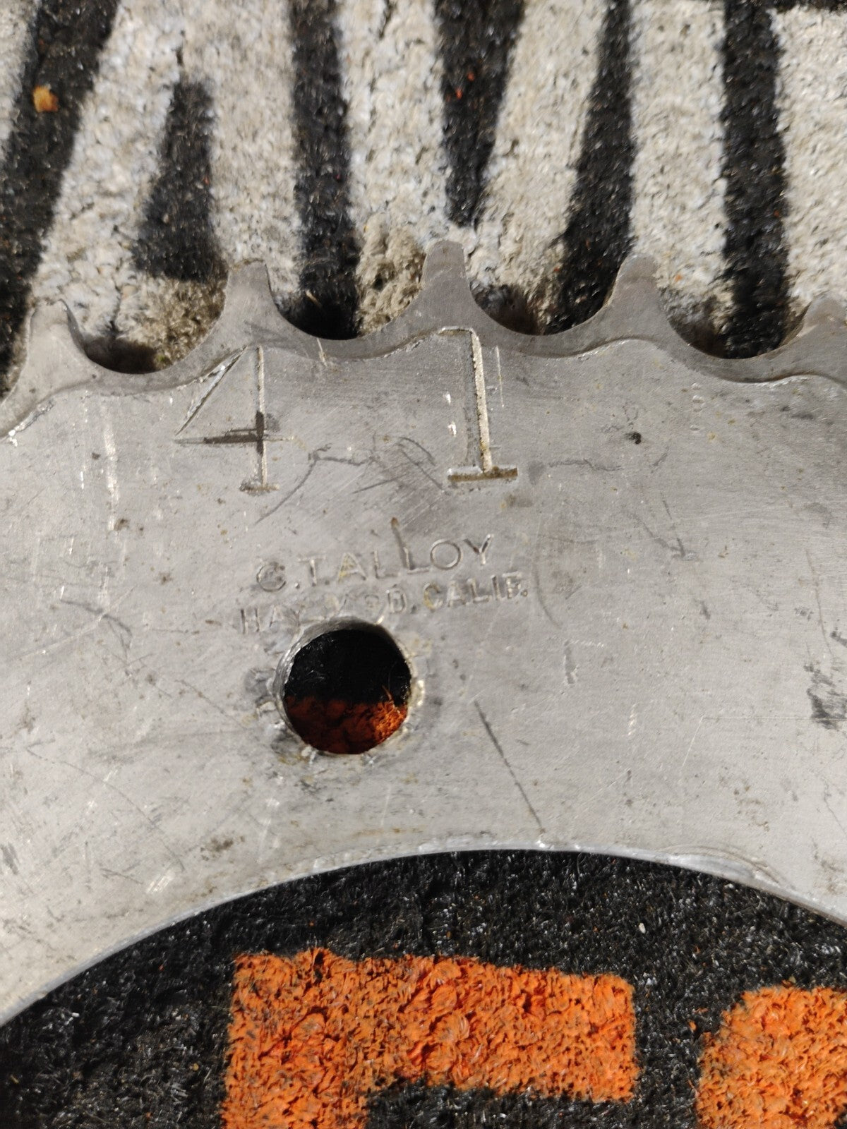 GT Alloy41 Tooth Vintage BSA Racing Sprocket Owned By Sam Ingram