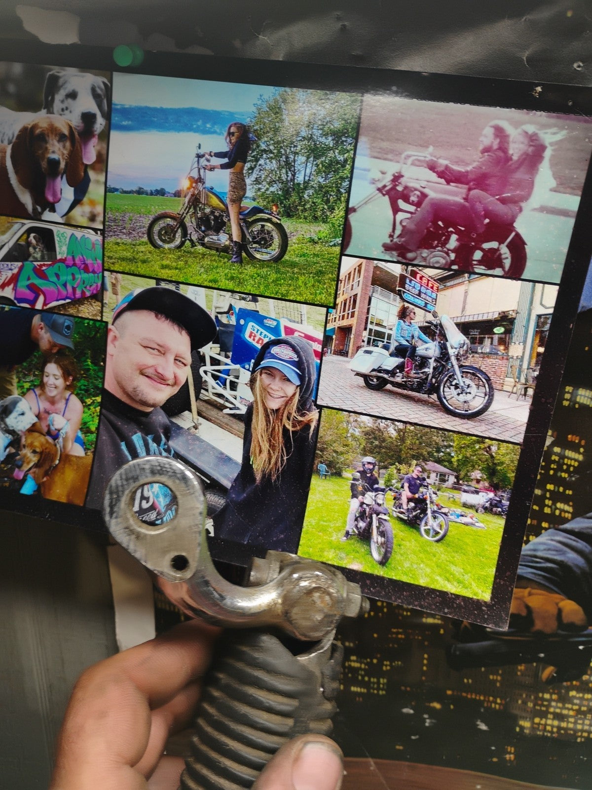 crusty harley OEM Knucklehead Panhead Shovelhead Buddy Passenger Peg W Mount Bra