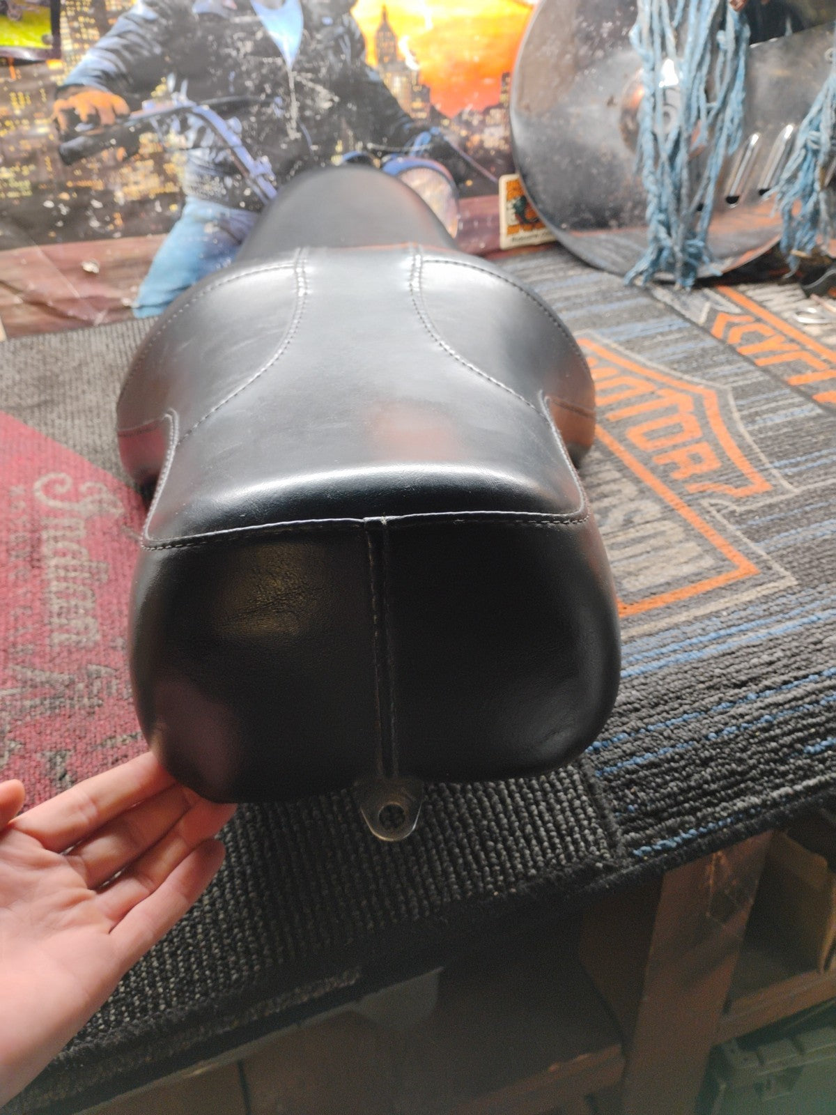 HARLEY DAVIDSON SPORTSTER SEAT DRIVER PASSENGER PILLION CUSTOM 1200 883 ROADSTER