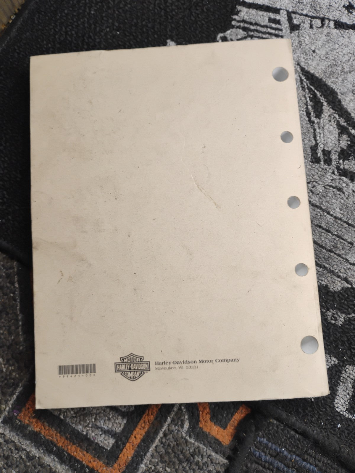 1996 Harley-Davidson Confidential & Obsolete Parts Price Book Buell