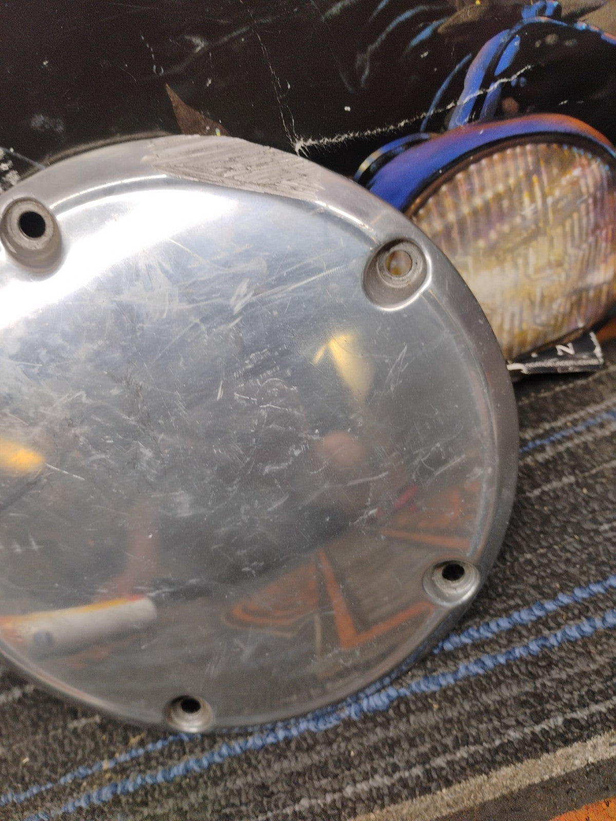 Chrome Harley-Davidson Twin Cam Derby Cover #25415-99