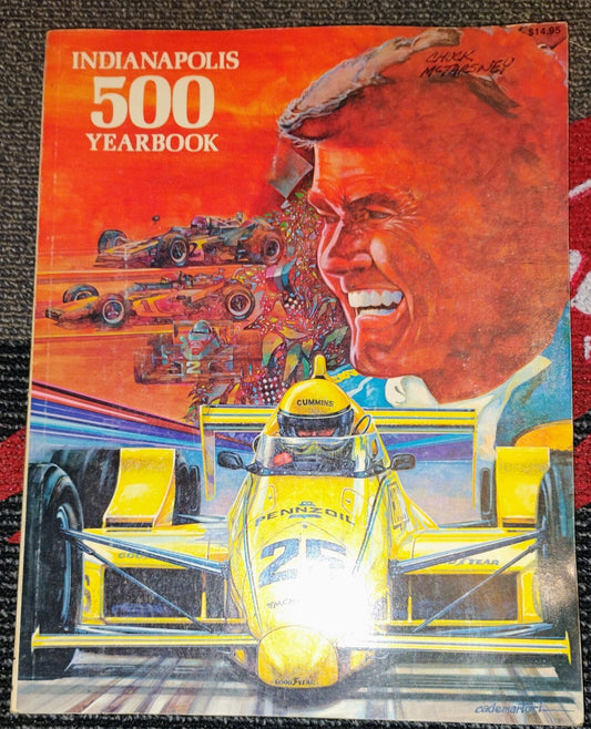 1987 Indianapolis 500 Yearbook Hungness Old Library Copy 796.72 Damage Paperback