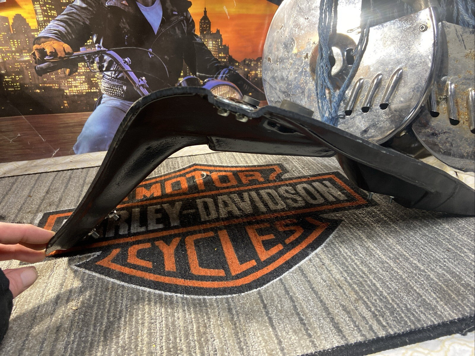 motorcycle seat pan solo