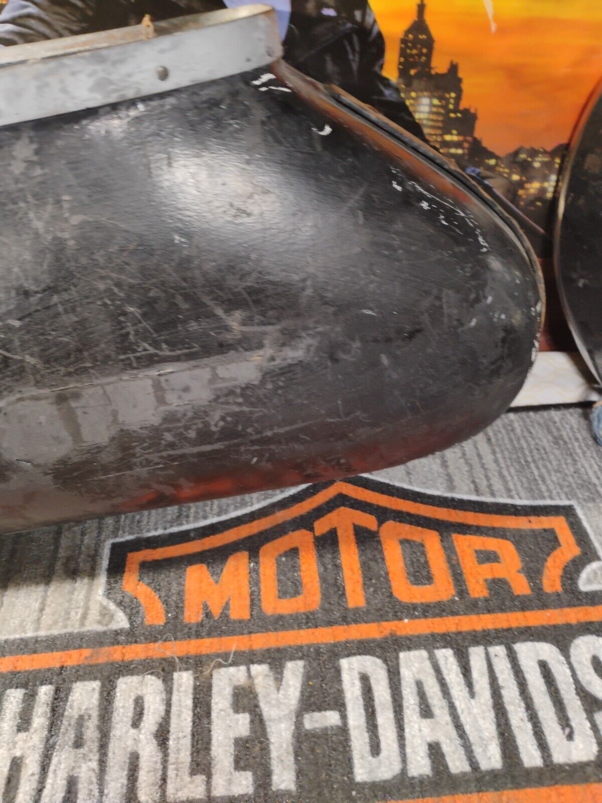 Genuine Harley 1957-1962 Big Twin Duo-Glide OEM  Left Bubble Bag 90851-54Type1 