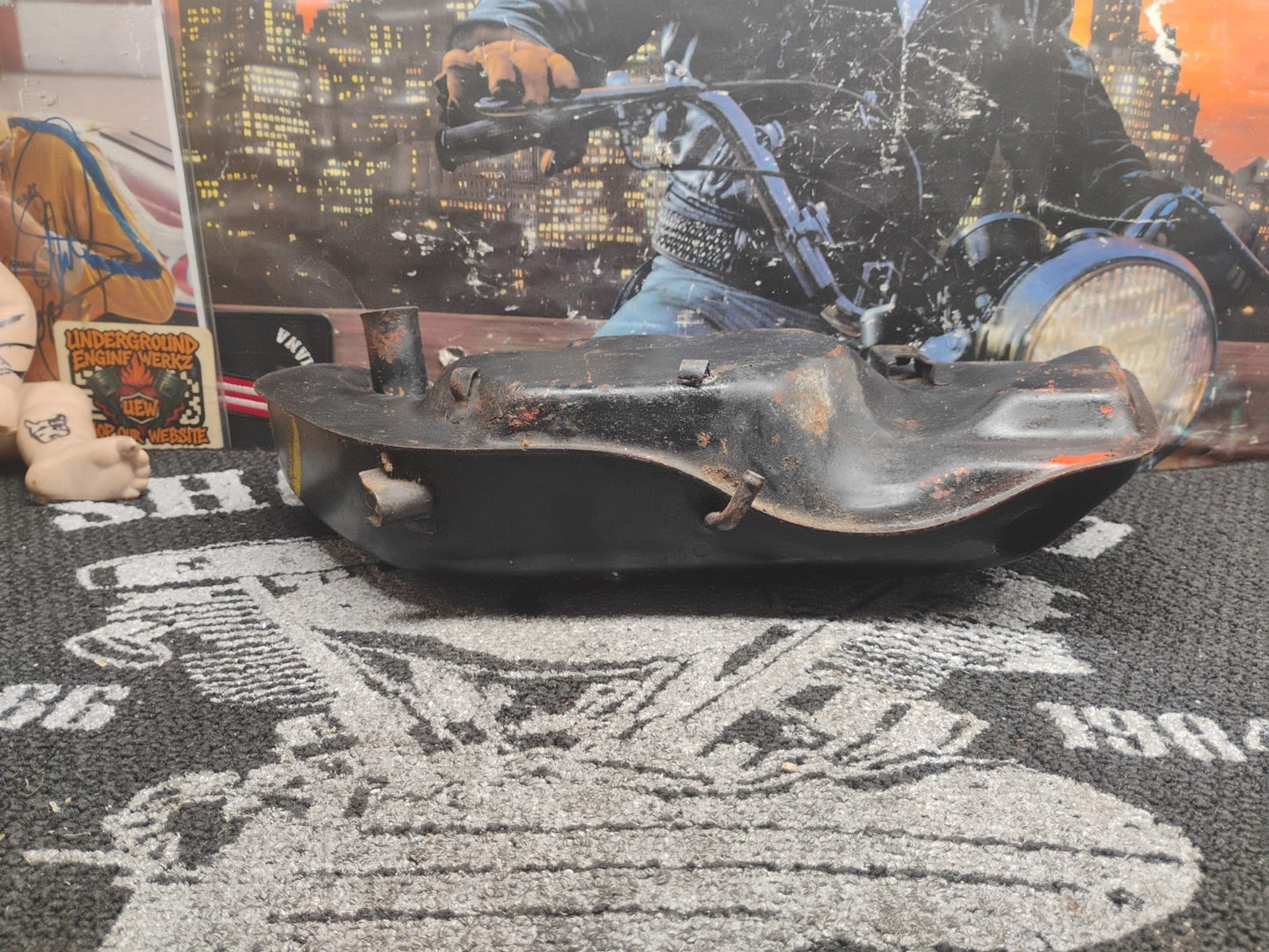 1973 Yamaha RD350 Left Oil Tank Air Box OEM RD 350 360-14411-00-00