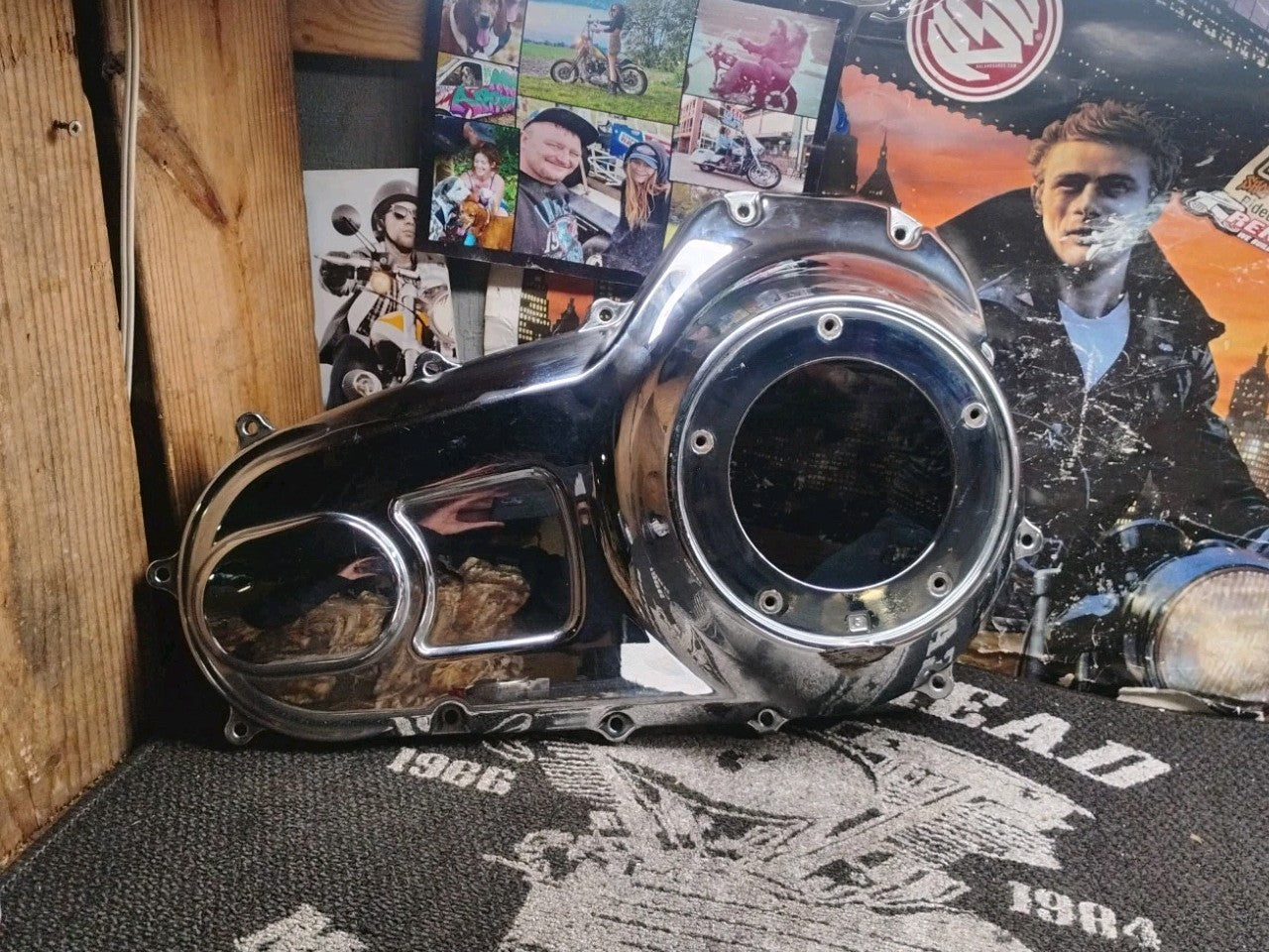 2007-2016 OEM Harley Davidson Touring Chrome Outer Primary Cover 60685-07