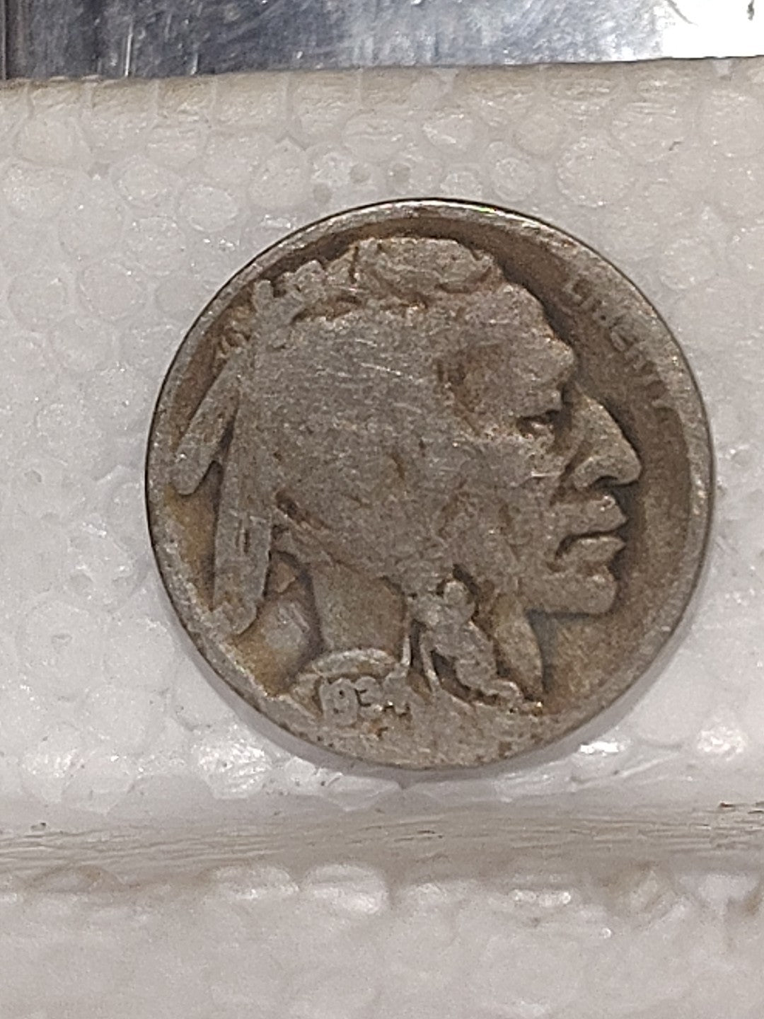 1934 D Buffalo Nickel Dripping Luster++ Gorgeous Rainbow Toning!