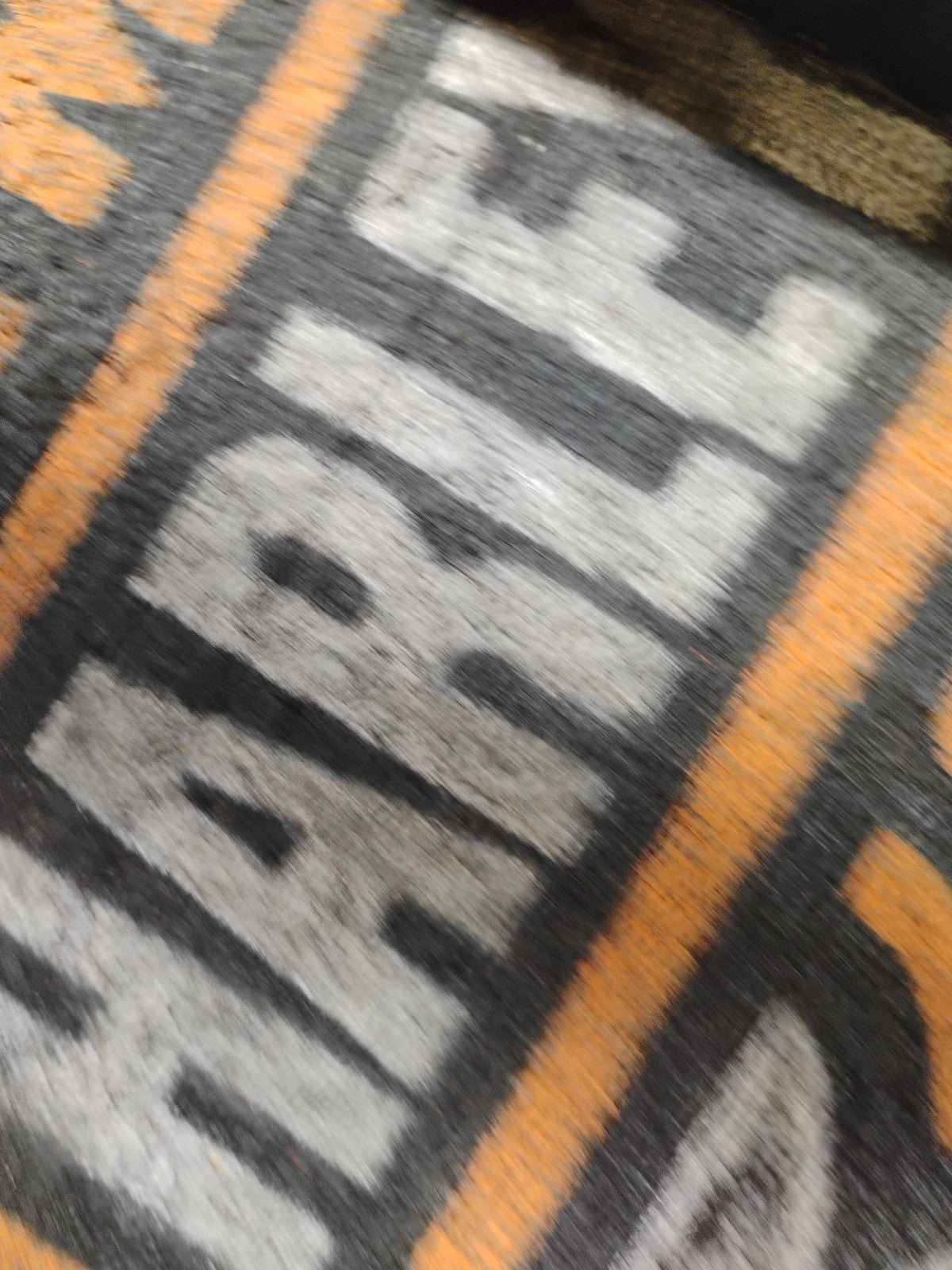 Suzuki Motorcycle Sissy Bar, w/ Black Padded Backrest 