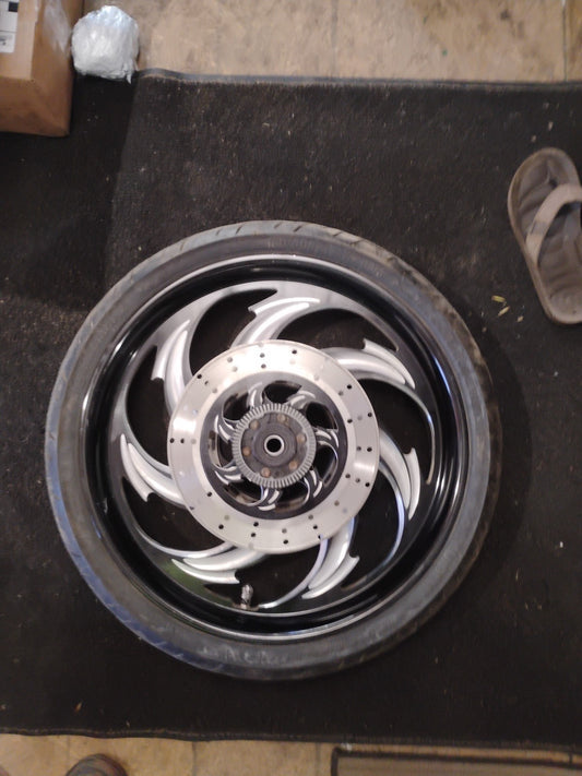 17 Indian RC Comp Savage Front Wheel Tire Rotors 21350-9978-85E  130/60 21