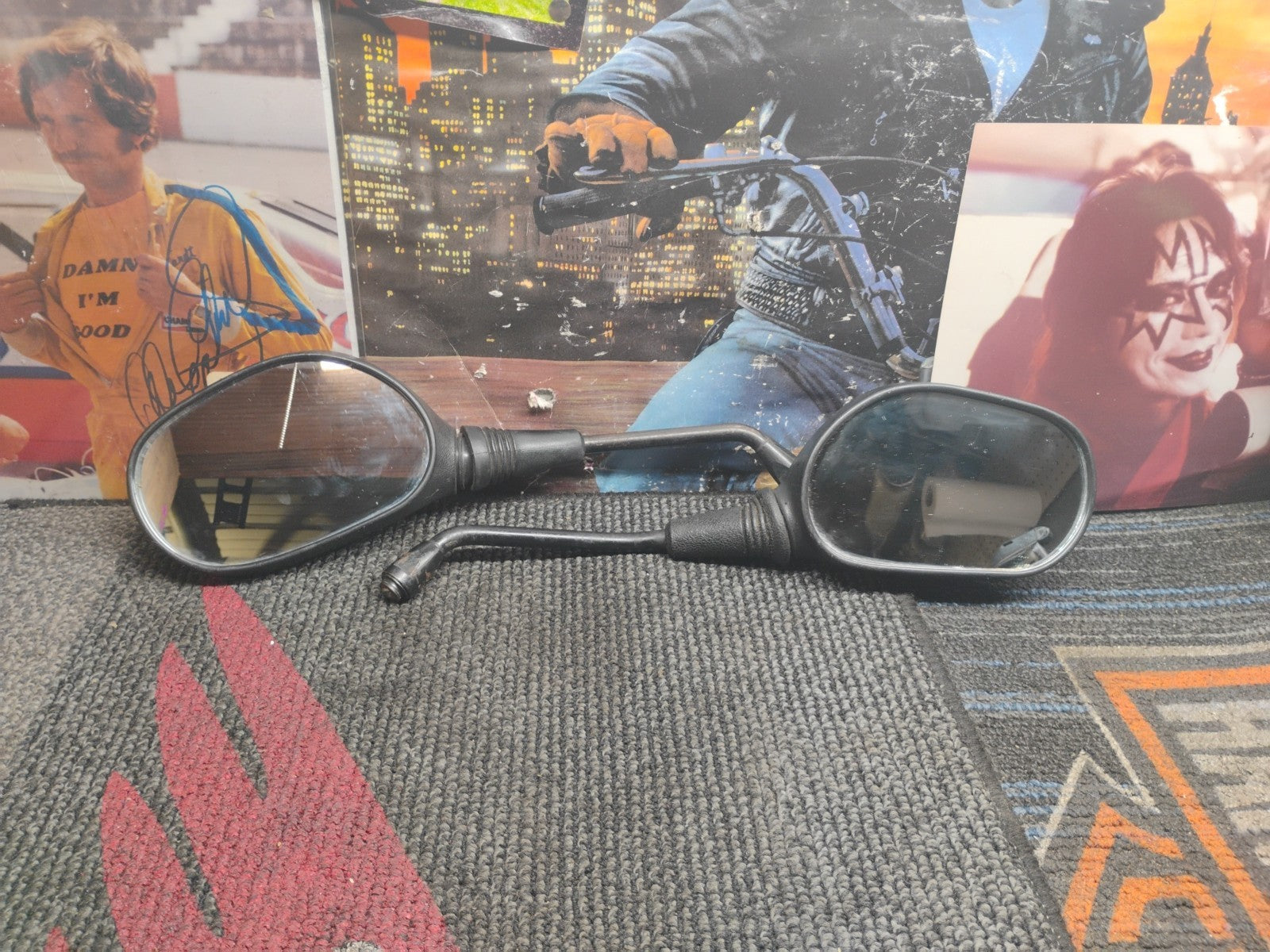 Set Of Scooter Moped Rearview Mirrors