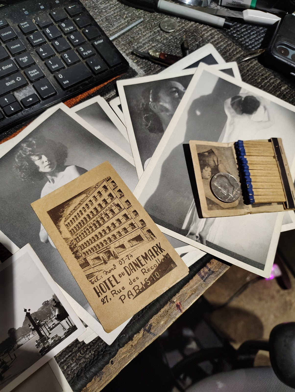 WW2 Vintage Erotic Nude Ladies Matchbox Matches collectible AdvertisiUnused RARE