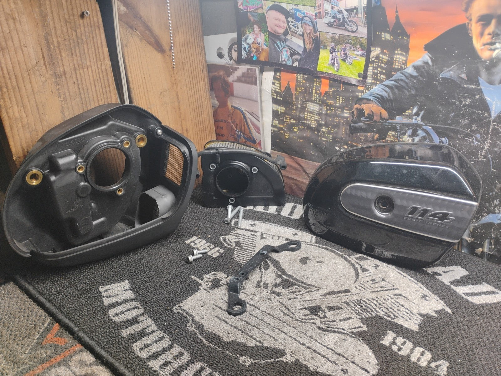 Stock Harley Davidson M8 114 Air Cleaner System