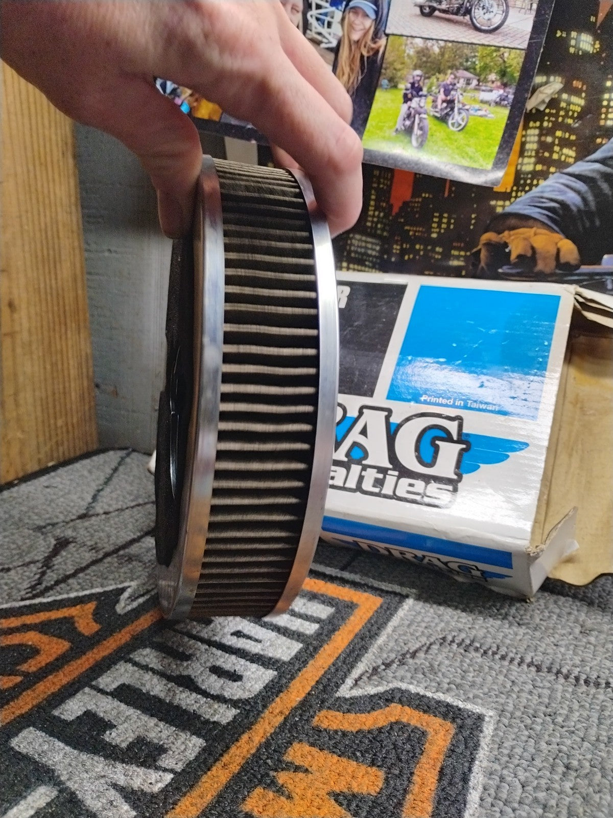 NOS Drag Specialties HARLEY DAVIDSON Air Filter  1011-2960 