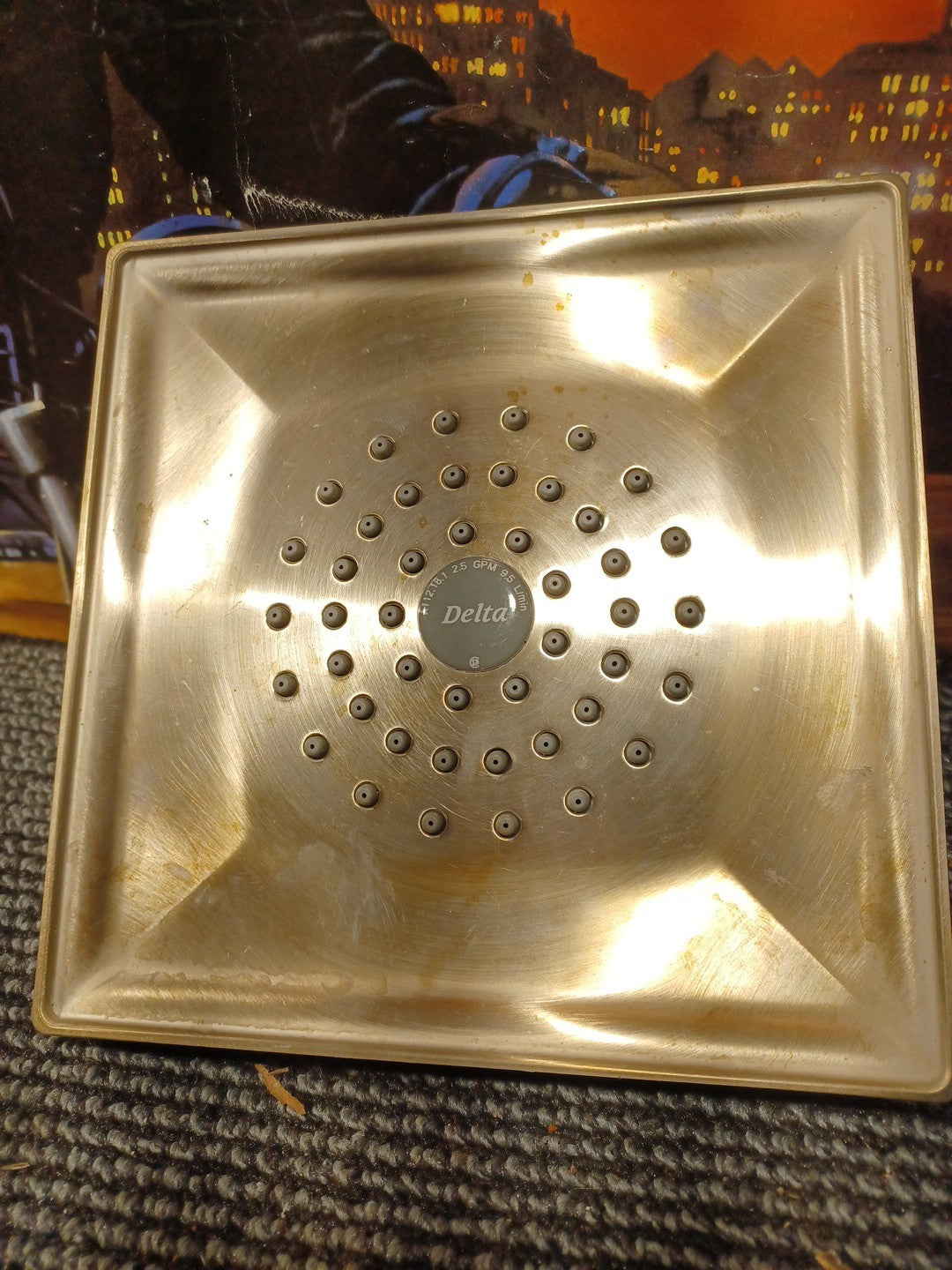 Delta Shower Head Faucet Fixture For Shower A112.18.1M/2.5gpm/6.5 Square