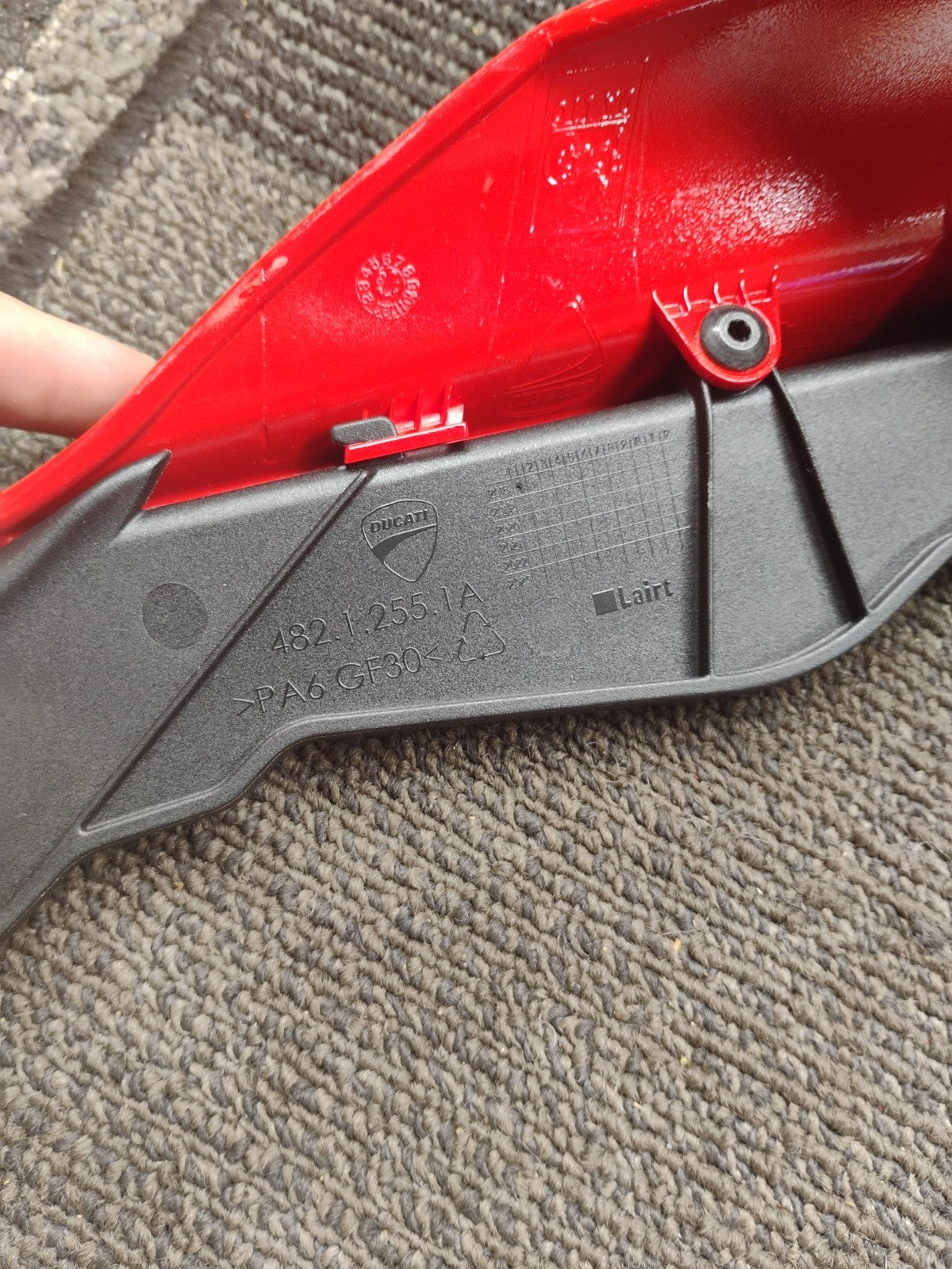 Ducati Panigale V2 Rear Seat Cowl Fairing 20-23 Red