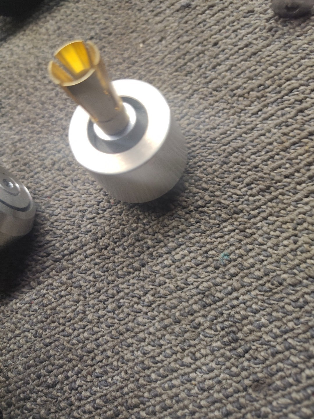 UBE-0922 Cafe Mirror Mount Oberon large universal bar end weights bar - Silver)