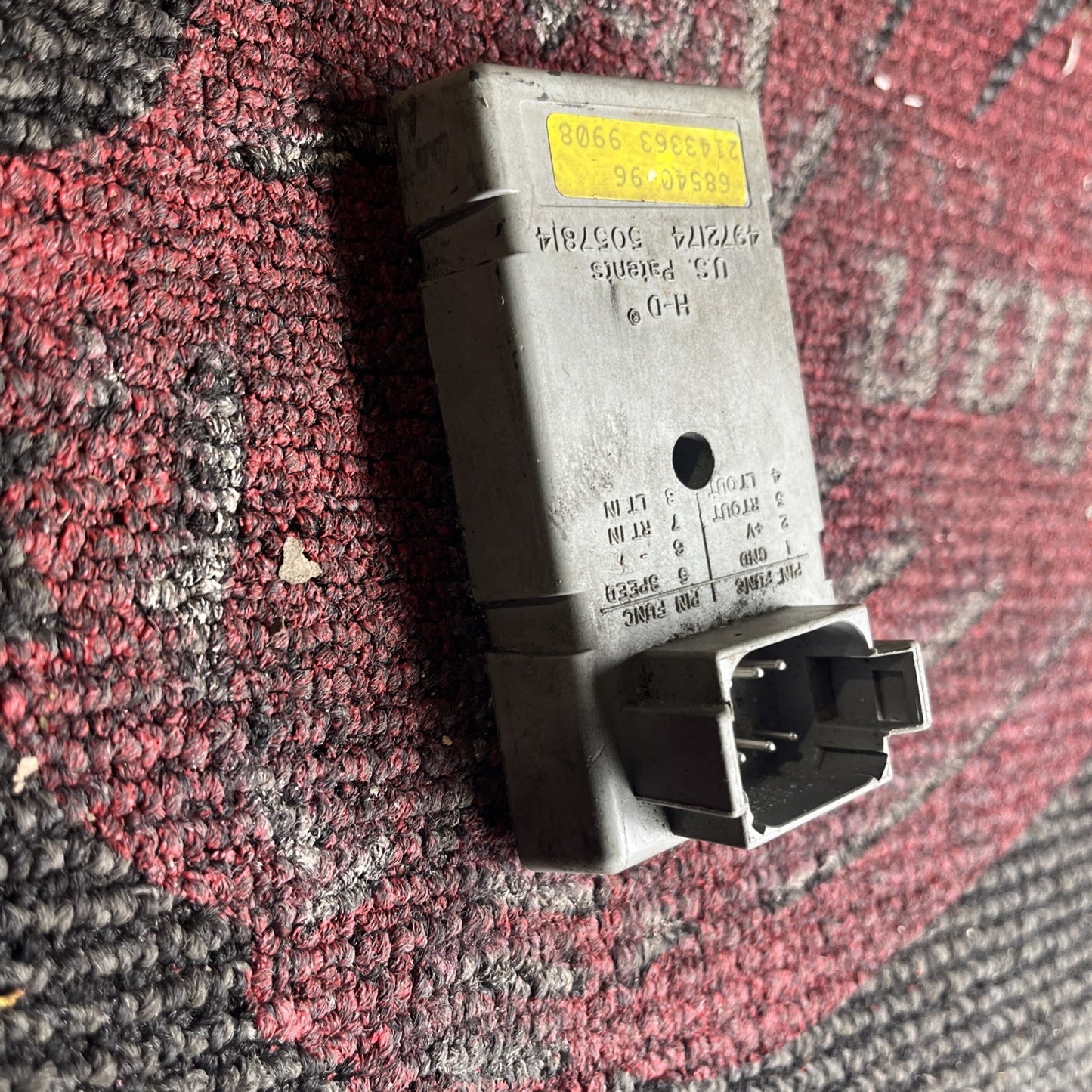 Harley-Davidson 2000 Softail Fat Boy Turn Signal Control Module 68540-96 