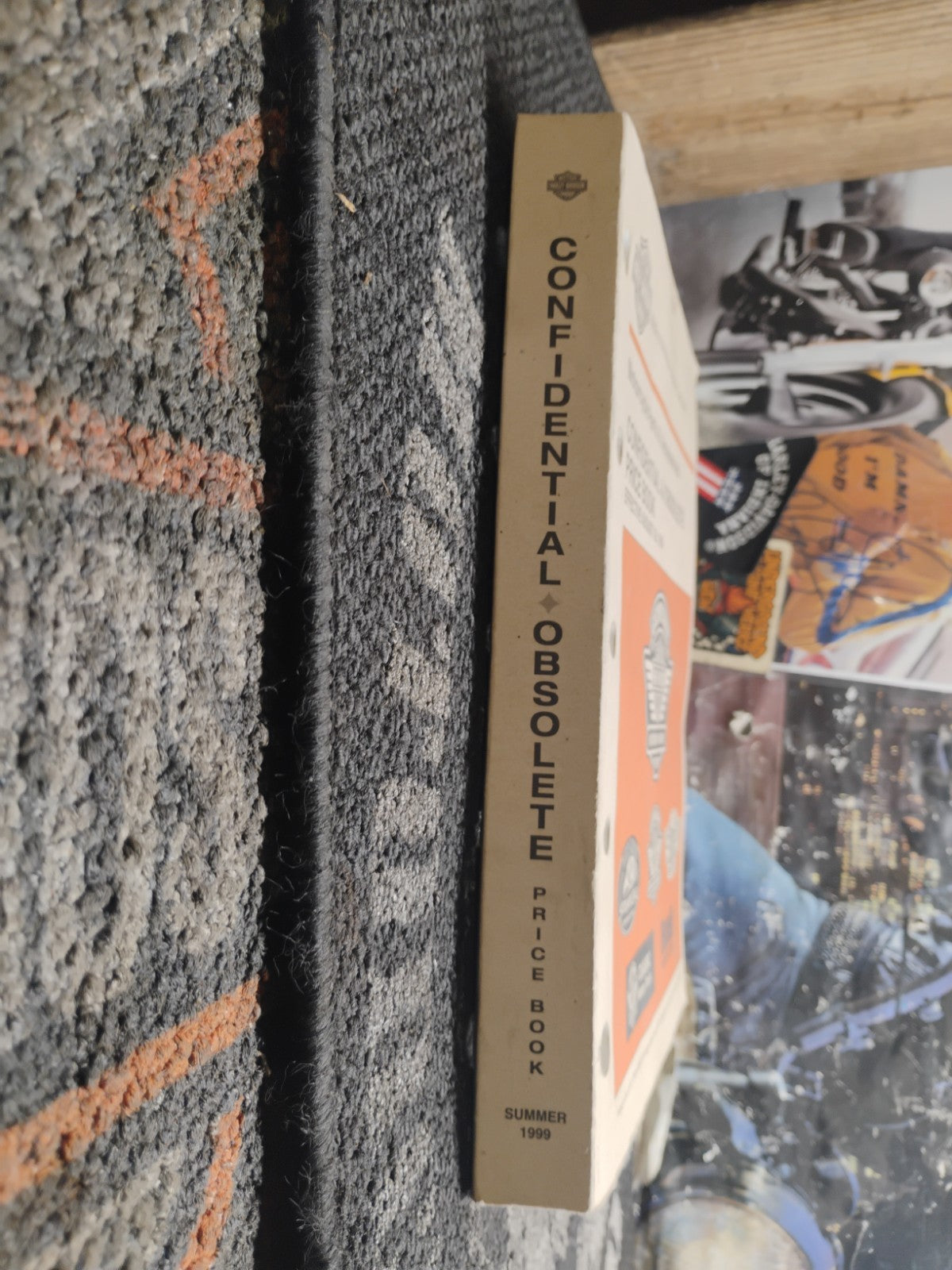 1996 Harley-Davidson Confidential & Obsolete Parts Price Book Buell