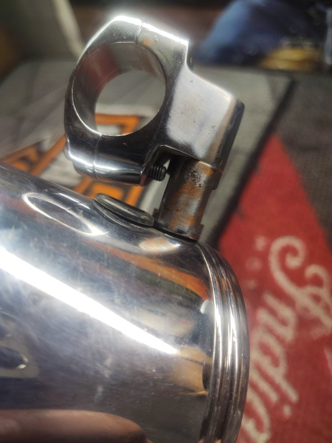 HARLEY DAVIDSON CUP HOLDER CHROME USED  KRUZER KADDY