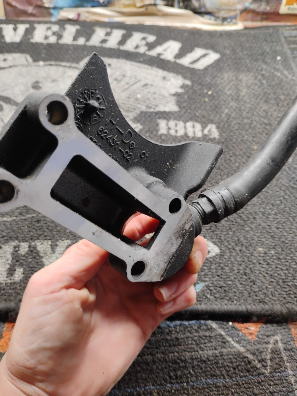 Harley-Davidson Twin Cam Transmission Oil Filler Spout Housing 62431-02