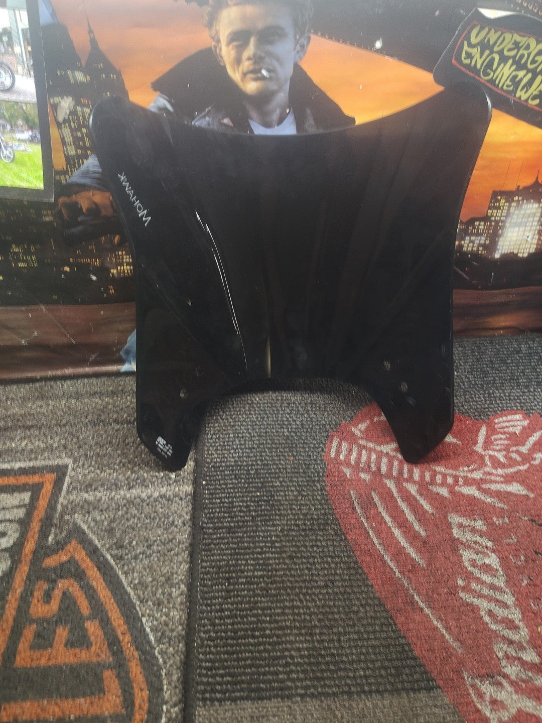 National Cycle Mohawk Windshield Kit for Harley and Hondas - Dk Smk - N2839-001